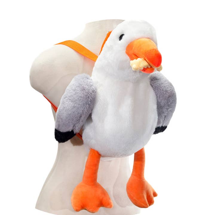 Fiesta Toys - Wholesale Stuffed/Plush Toy - Kids & Baby - Backpack - 18" Seagull Plush Bag