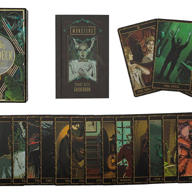 Insight Editions - #1 Pop Culture Publisher - Wholesale Tarot Cards - Universal Monsters Tarot Deck and Guidebook5