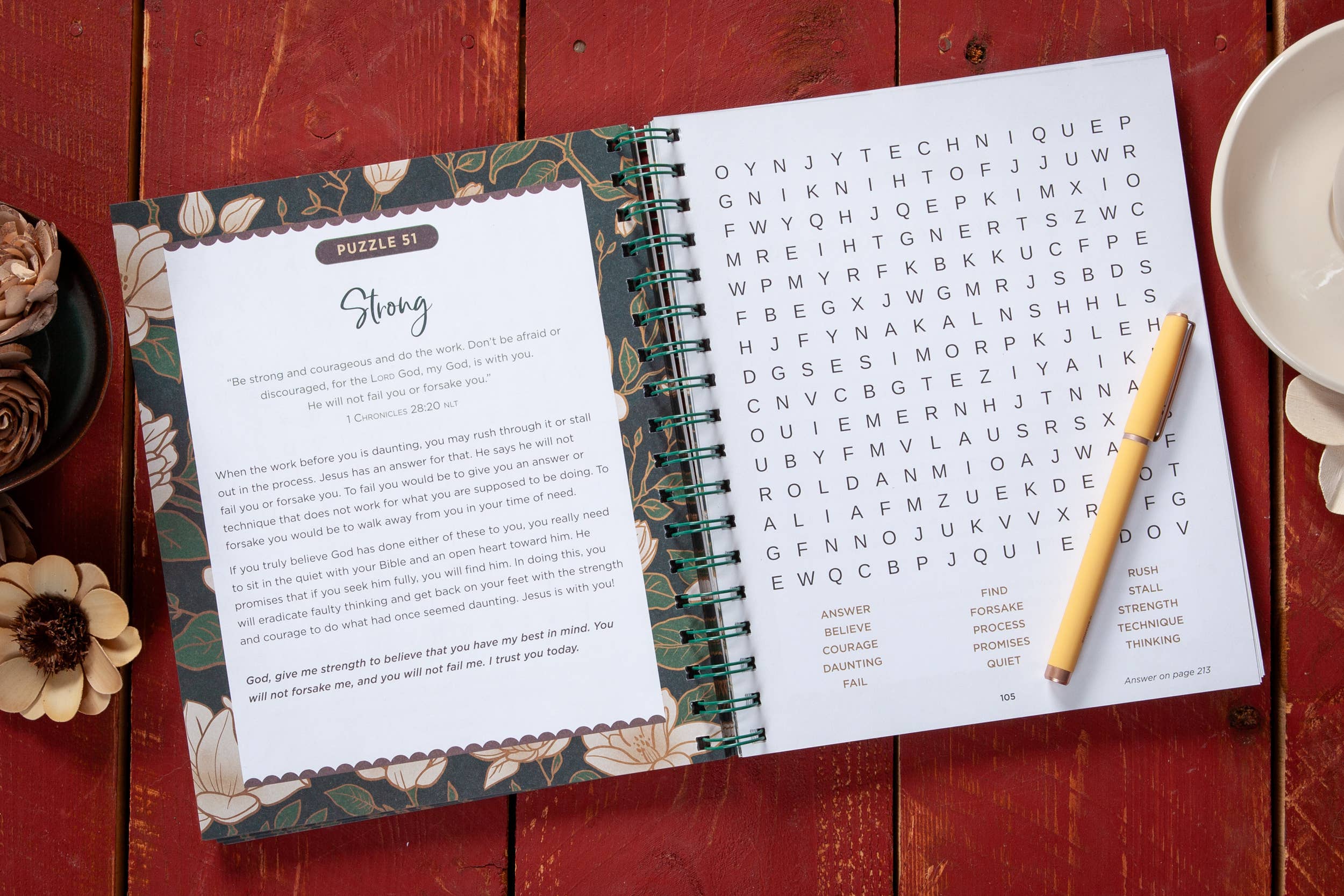 BroadStreet Publishing Group, LLC - Wholesale Coloring & Activity Book - Adult - 100 Days of Strength for Women (Word Search Devotional)1