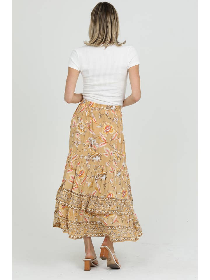 Nostalgia - Venta al por mayor Falda - Mujer - MAXI FALDA ESTAMPADA E6E87-A7308