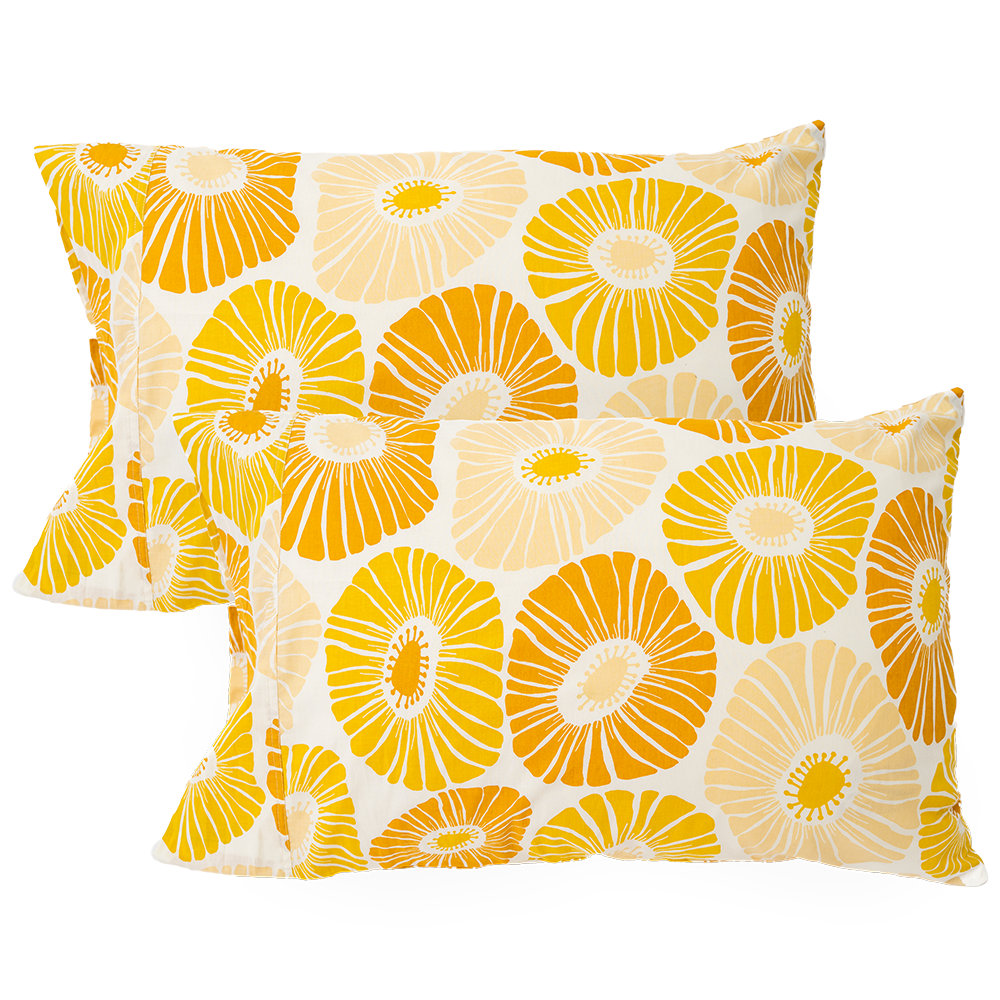 Balizen Direct from Bali - Wholesale Duvet Cover - Duvet Cover & Pillow Cases | Retro Flower Sunshine1