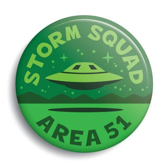 Bouton Storm Squad Area 51 pour la vente par Monsterologist