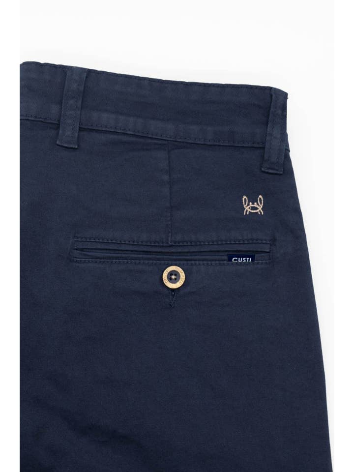 Custi Mikelo: Men's Clothing & Christmas Gifts - Wholesale Pants – Men's - Navy Blue Stretch Chino Pants | Jesulín1