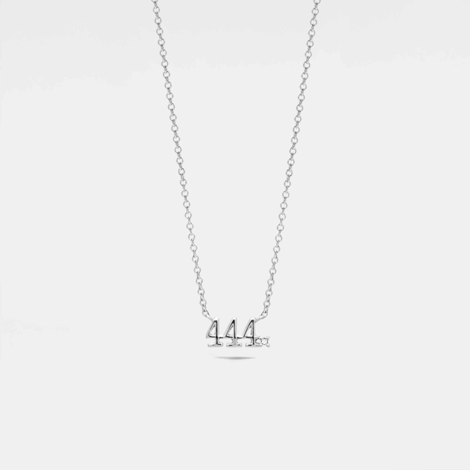 Perimade & Co. LLC - Wholesale Pendant/Charm Necklace - Dainty Angel Number Charm Necklace in 925 Sterling Silver9