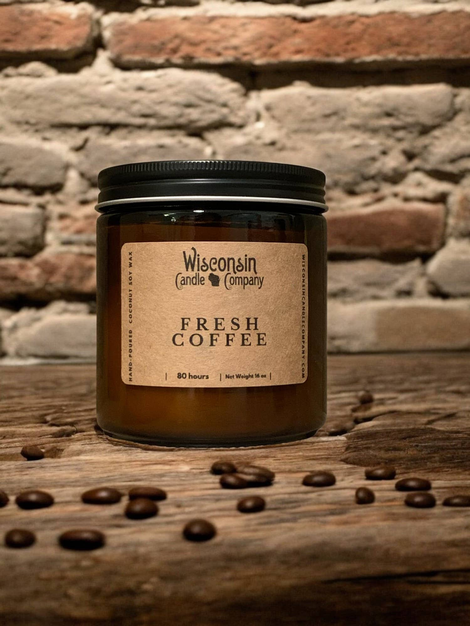 Wisconsin Candle Company - Wholesale Jar/Filled Candle - Fresh Coffee0