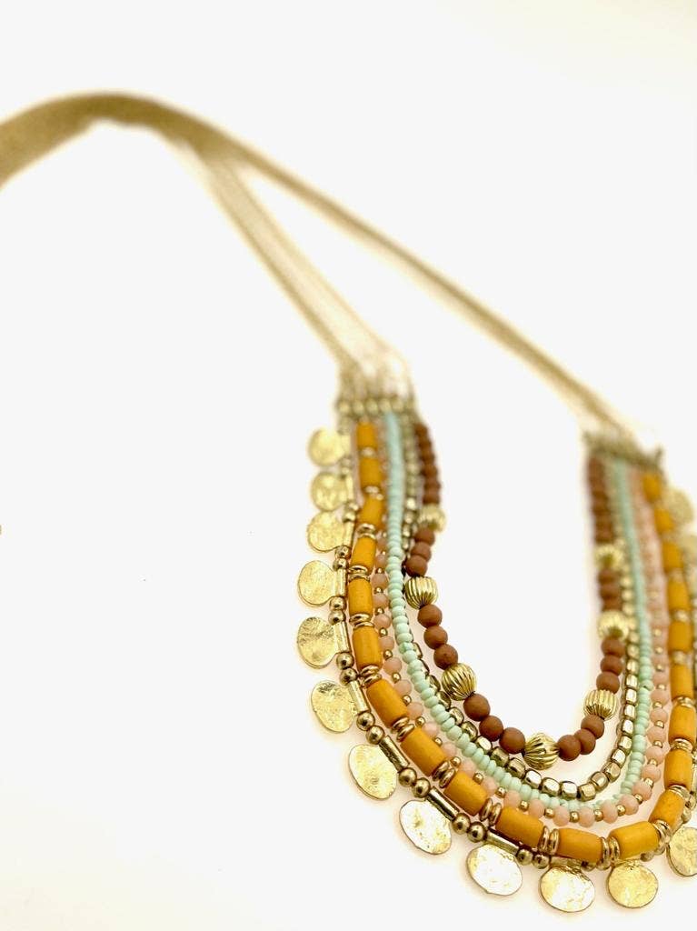 Glamdust - Wholesale Beaded/Pearl Necklace - Jahia - Necklace1