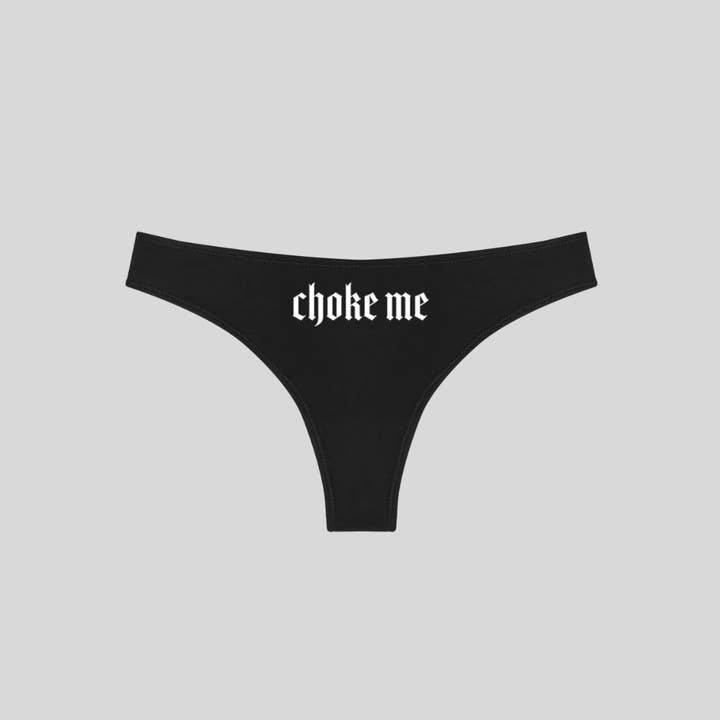 Wickedly Divine Shop - Venta al por mayor Ropa interior - Hombre - Lencería Gótica BDSM Kink, Tanga Estrangúlame