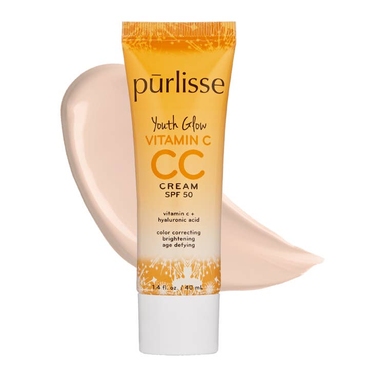 Purlisse Beauty - Wholesale Tinted Moisturizer - Youth Glow Vitamin C CC Cream SPF 501