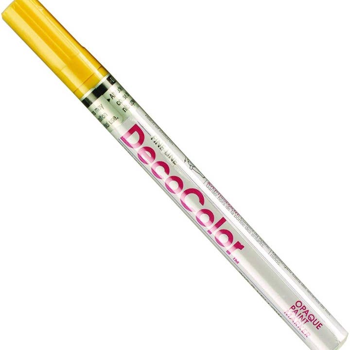 Yellow Fine Tip Deco Pen for wholesale by Child To Cherish®