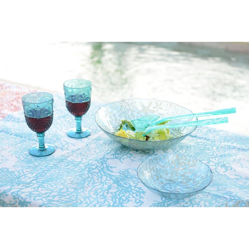 AULICA - Wholesale Serve Bowl - Sea blue glass salad bowl 33x33x9cm1