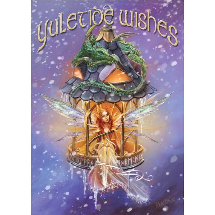 Elf Light - Yule Greetings Card by Briar for wholesale by Eastgate Resource