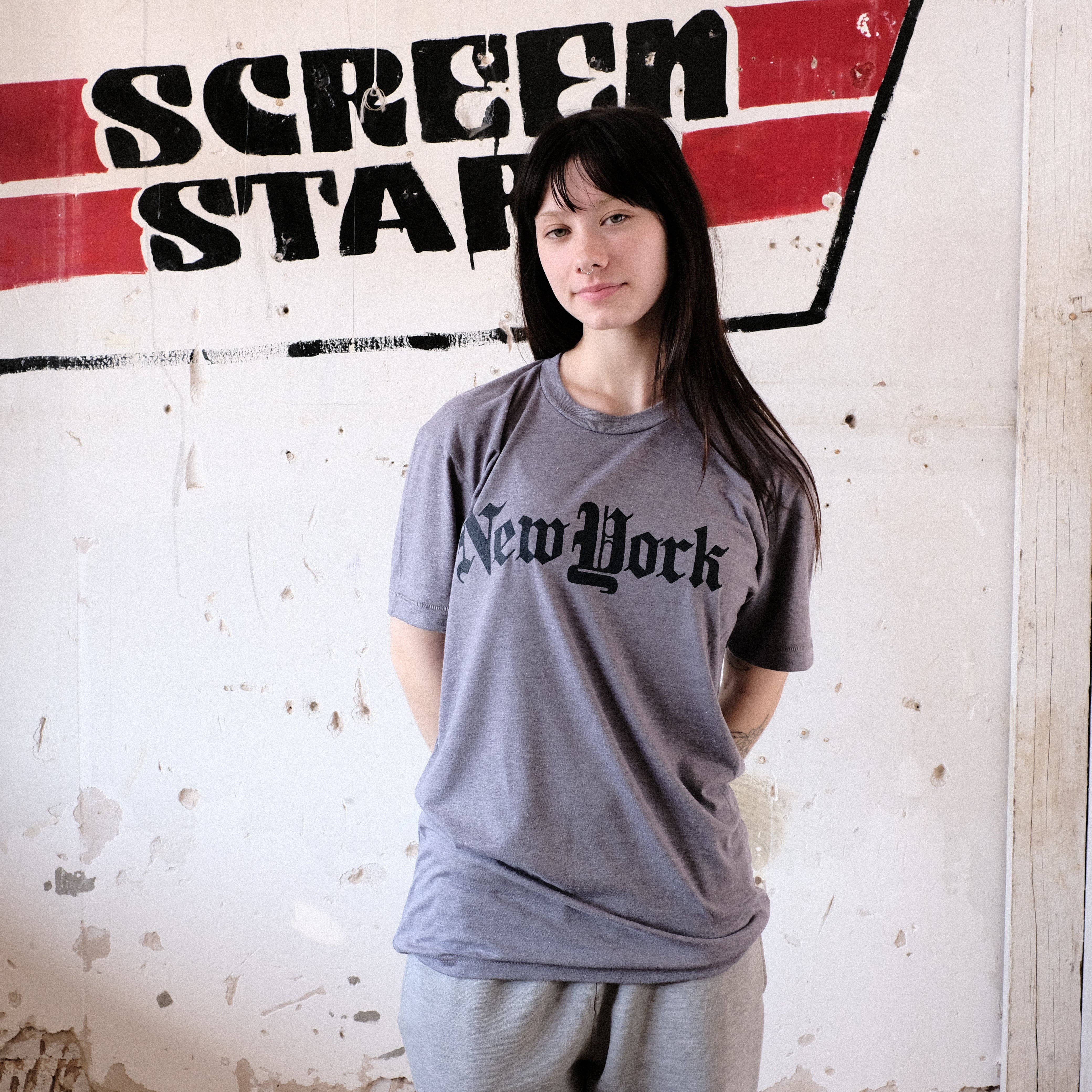 NORMAN ROSCOE - Wholesale Screen Printed T-Shirt - Unisex - New York Classic NY Times -  New York City T-Shirt (NYC Touristee)1