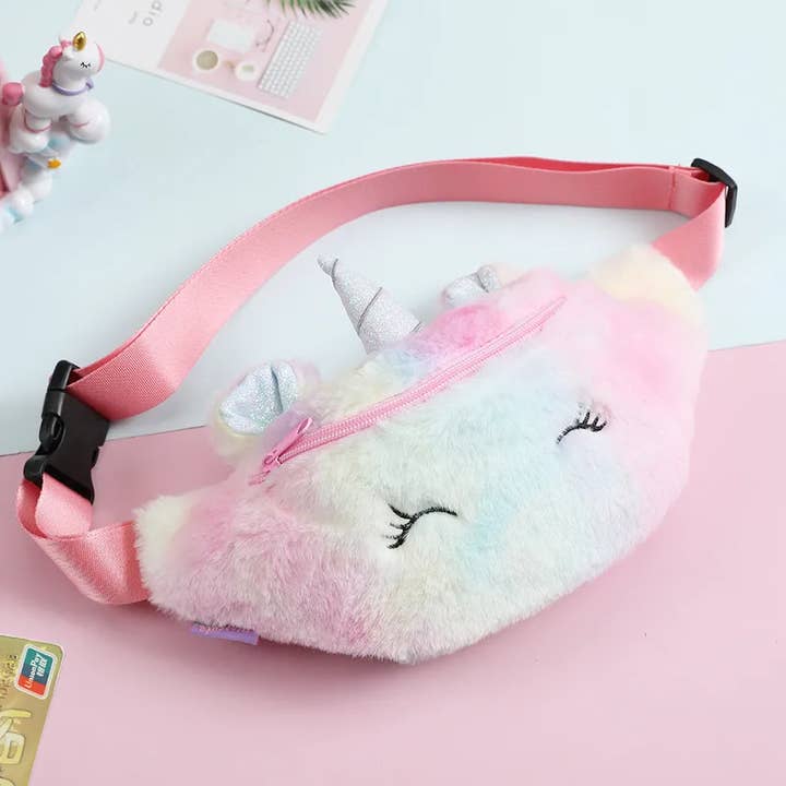 Sweet Cherry Sky – Engroshandel Bæltetaske – til børn – Unicorn Fanny Pack Crossbody-taske til børn