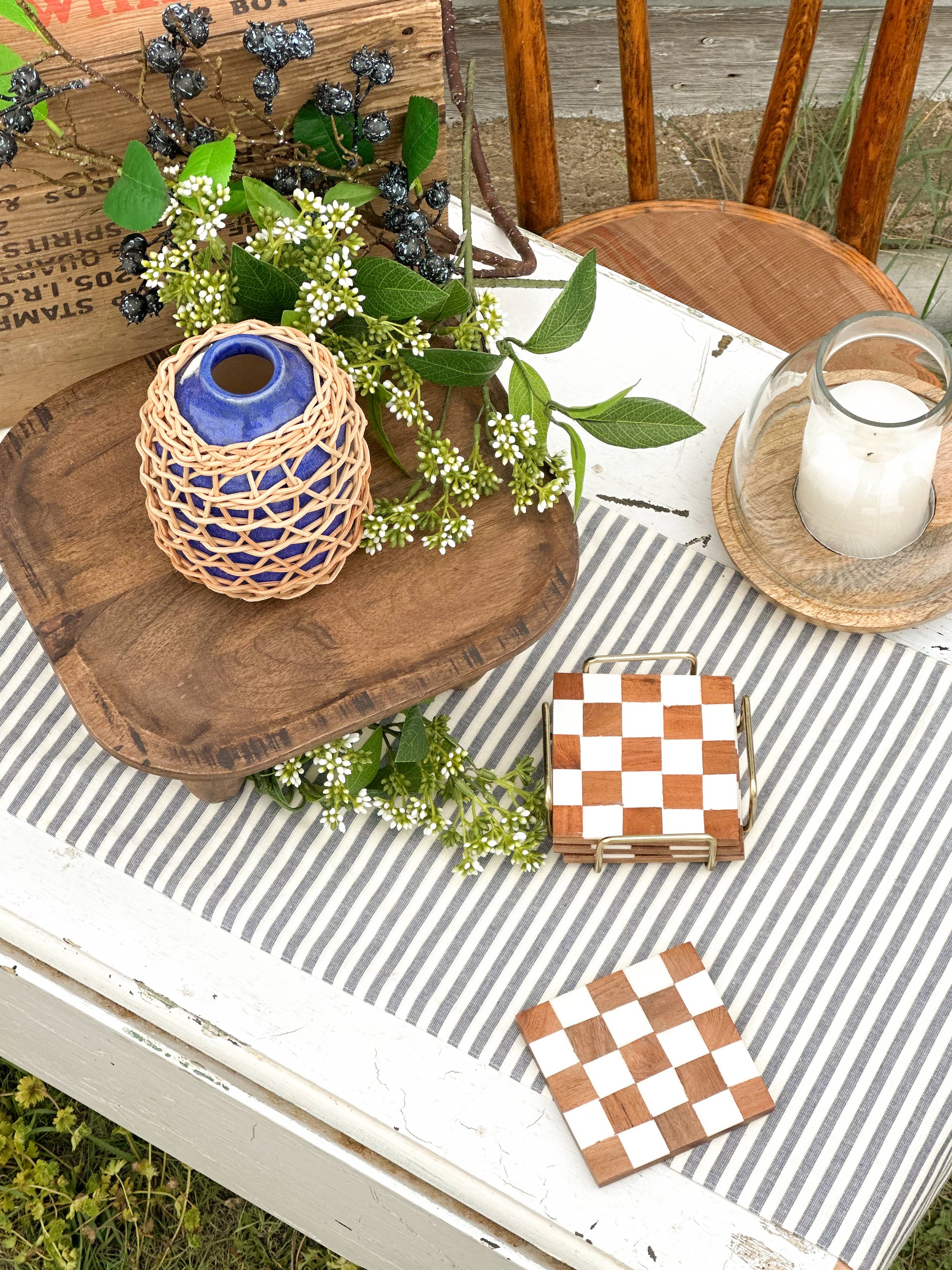 Made Market Co. – Engroshandel Bordskånere – Ternede træbrikker med holder9