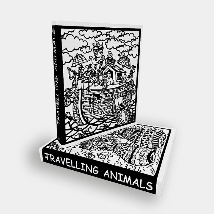 Noas ark målarbok 100 % tillverkad i Italien för wholesale av Colorvelvet