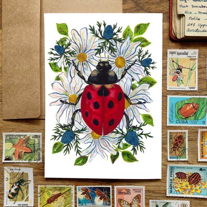 Candace Fincher – Großhandel Kunstdruck – Marienkäfer-Drucke als Dekoration oder als Geschenk für Phi Mu2