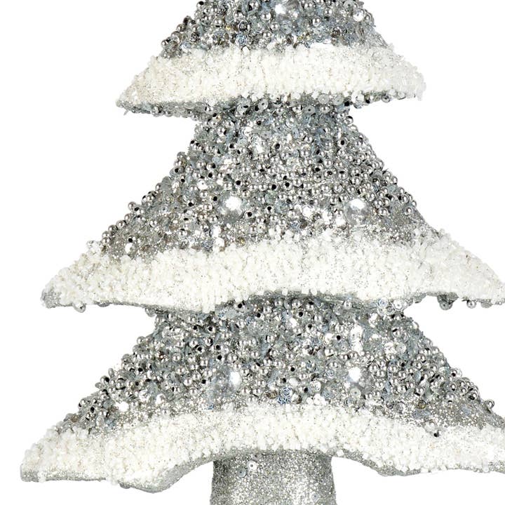 STP - Wholesale Christmas Decoration - 14.96" Silver Tree Christmas Decoration1