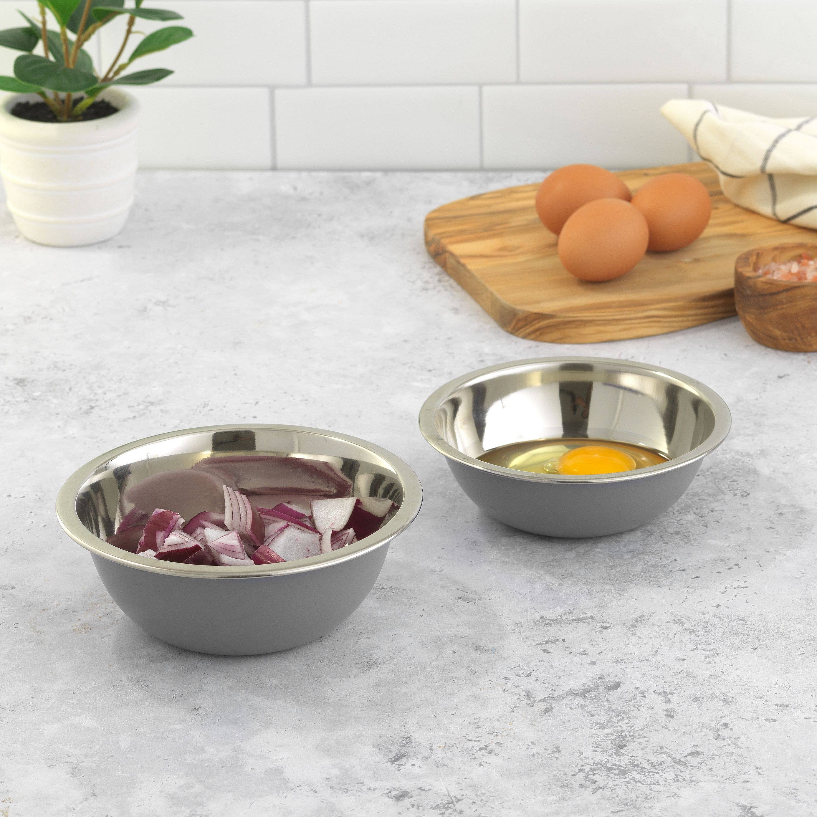 JoyJolt - Wholesale Mixing Bowl - Stainless Steel Kitchen Mixing Bowls Set - 6 Pieces10