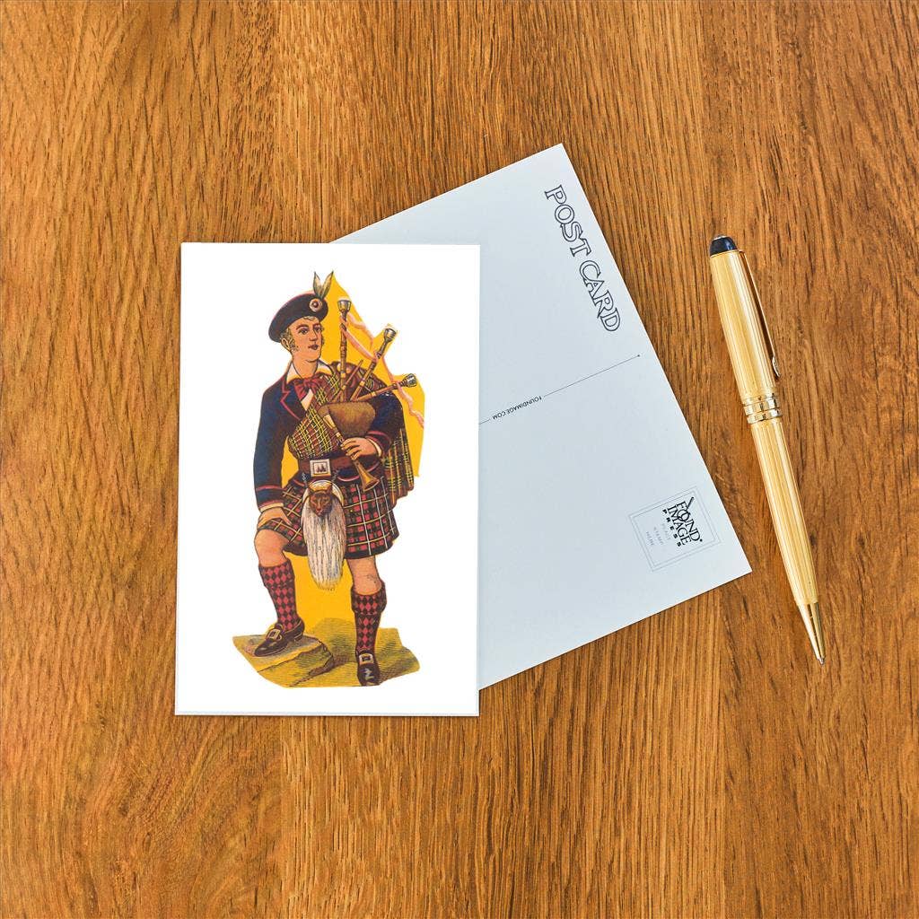 Found Image Press - Wholesale Postcard - Postcard FG-520 Scotsman in Kilt1