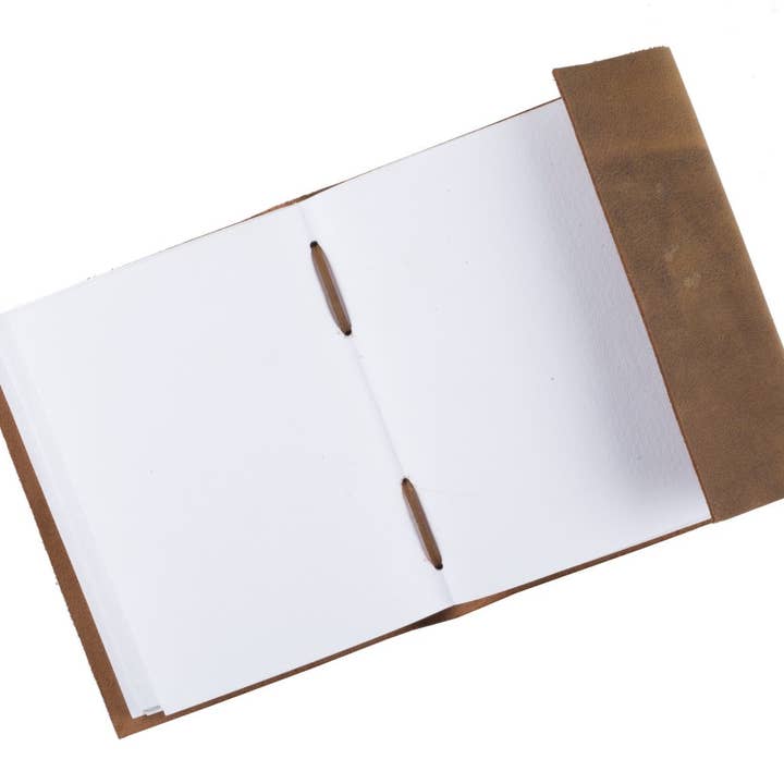 Men's Gifts Australia - Wholesale Journal/diary - Leather Journal-Compass-5x78