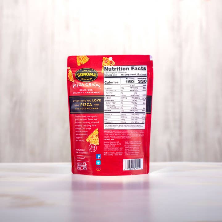 Sonoma Creamery - Wholesale Crackers - Pepperoni Pizza Crisps1