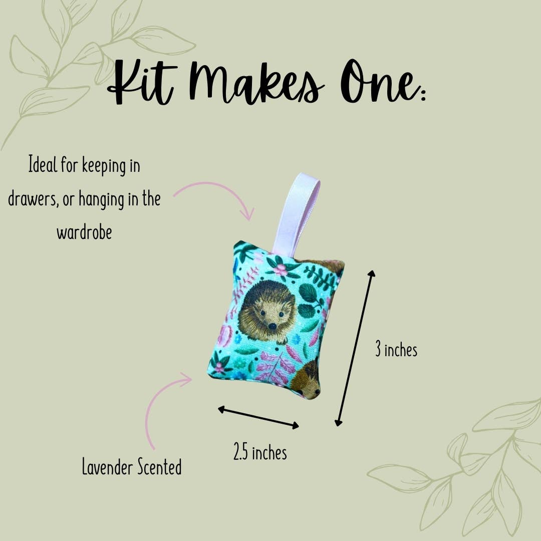 Tahlia Paige - Vente Kits de couture - Kit de bricolage DIY pour sachet de lavande mini-hérisson2