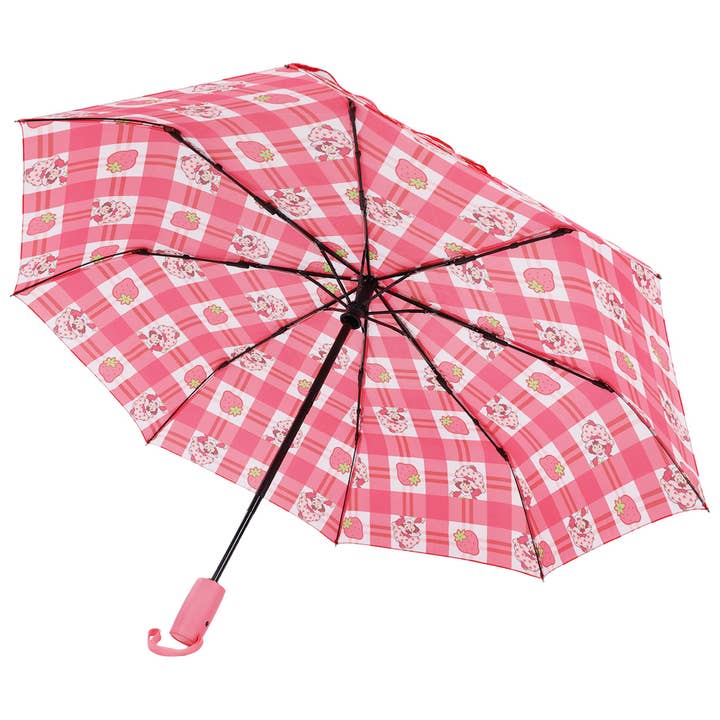 Strawberry Shortcake Gingham Plaid Umbrella for wholesale by Concept One