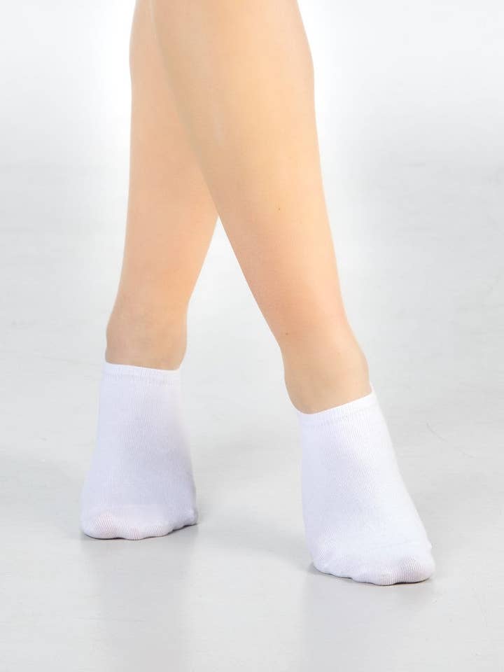 COMFORT FOOTIE - white for wholesale by DAILYSOCKS