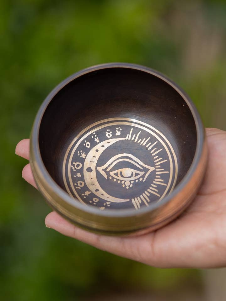 Evil Eye Singing Bowl for wholesale by Lucky Thanka