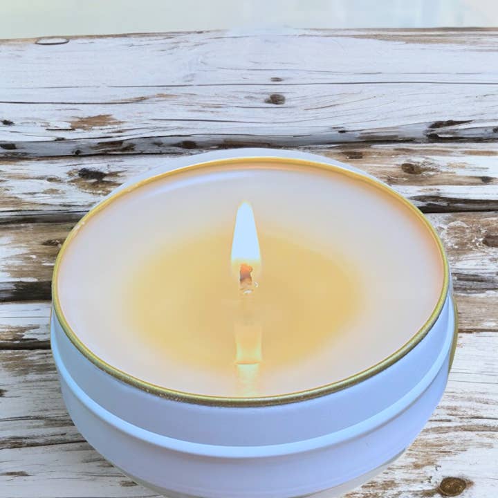 Monumental Candles LLC - Wholesale Travel Candles - Agave + Black Ice - 1.5 oz Tin Candle