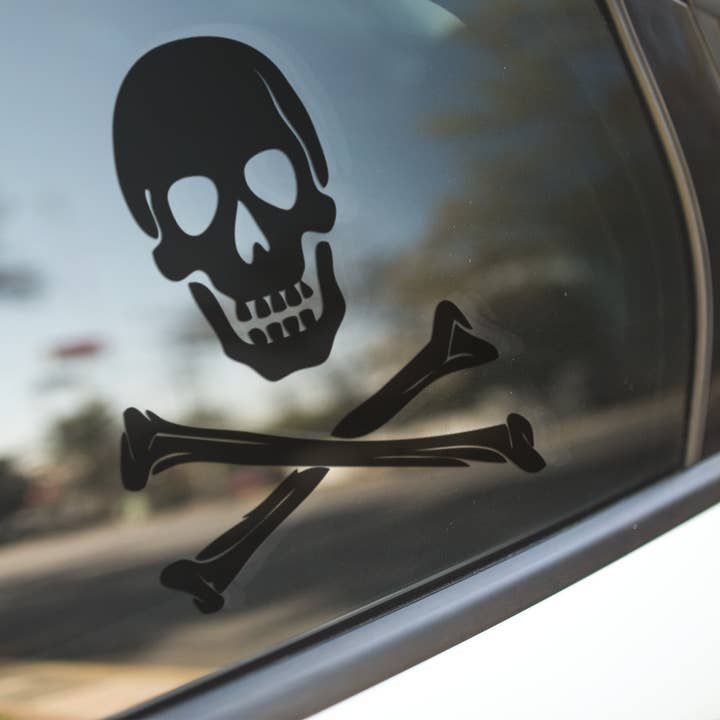 Skull And Crossbones Sticker for wholesale by WinsterCreations™