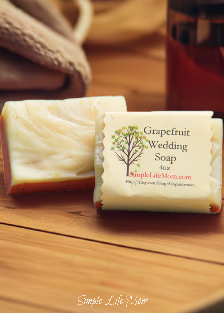 Simple Life Mom - Vente Pains de savon - SAVON PAMPLEMOUSSE GÉRANIUM - Géranium, Savon Naturel Fait Main avec des huiles essentielles, savon à froid biologique et à base de plantes3