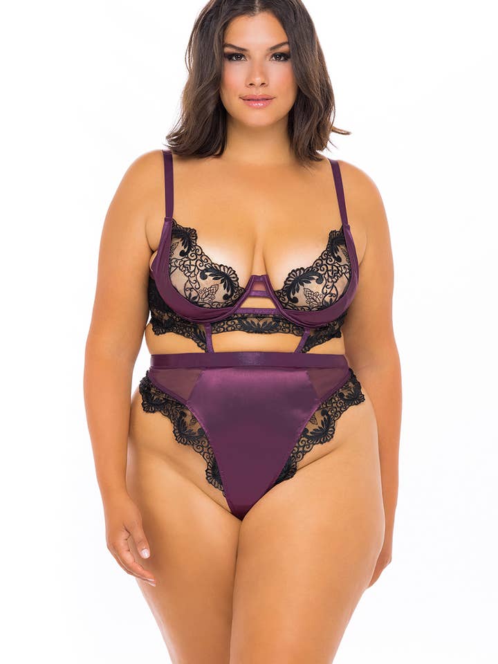 Italian Plum Black CADENCE TEDDY for wholesale on Faire