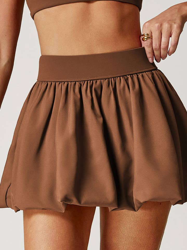 Mccolin - Wholesale Skirt - Women's - Playful Bubble Hem Mini Skirt3