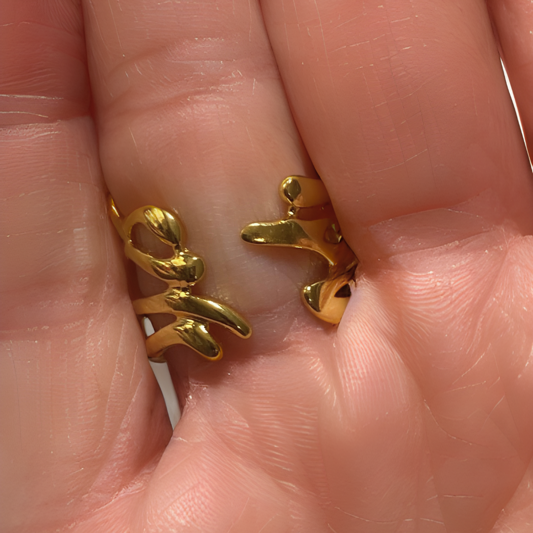 Anthologie, Co. - Vente Bague de cocktail/de cérémonie - Manchette en forme d'abeille en or17