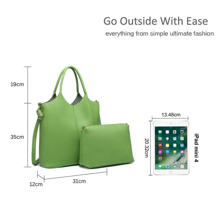 Ellas Trading – wholesale Tote bag – Women's – Versatile Tote Shoulder Bag with Crossbody Strap & Pouch1