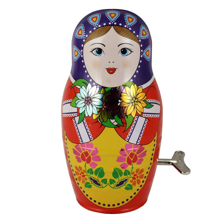 Klassische Matrjoschka-Blechspielzeug für den Großhandel von giftland