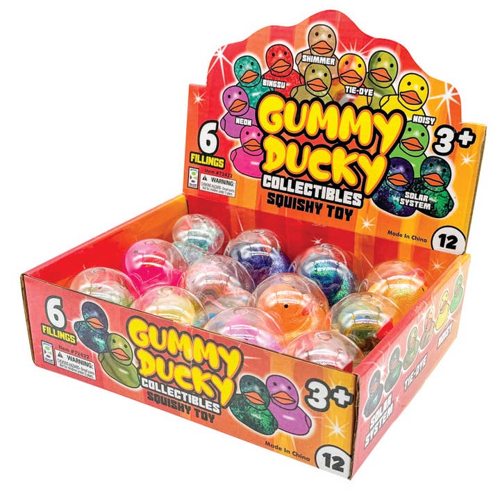 Geddes - Wholesale Squishy Toy - Kids & Baby - GUMMY DUCKY COLLECTIBLES TOYS 12/DSP