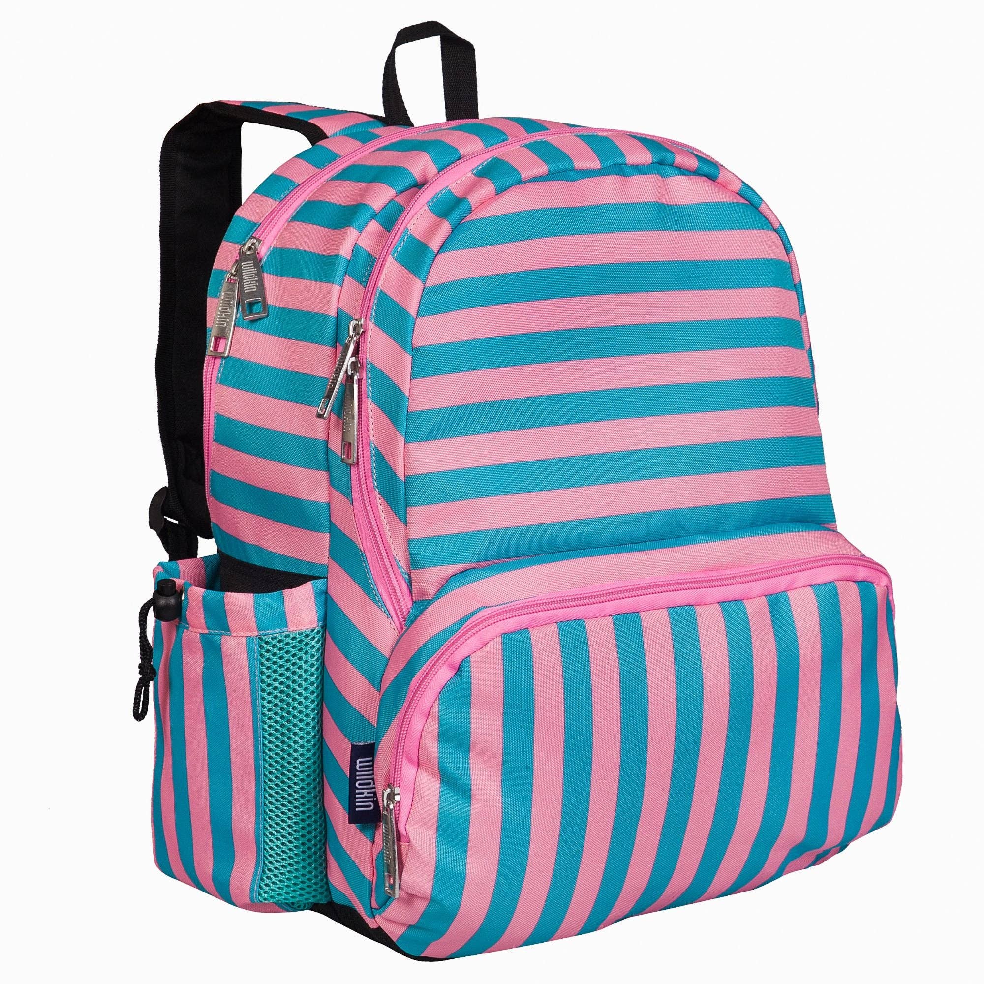Wildkin - Wholesale Backpack - Kids - Pink Stripes 17 Inch Backpack4