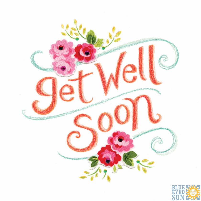 Blue Eyed Sun – wholesale Get well card – Get Well Soon - Tahiti0