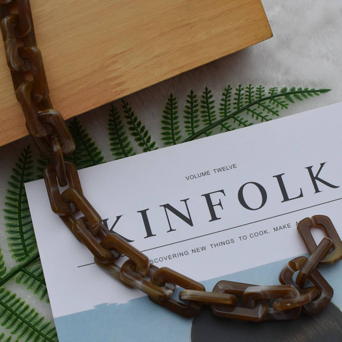 ACCITY - Wholesale Bag Strap - Women's - Acrylic Square Multi-Color Bag Chain,Bag Strap_CWMM509315