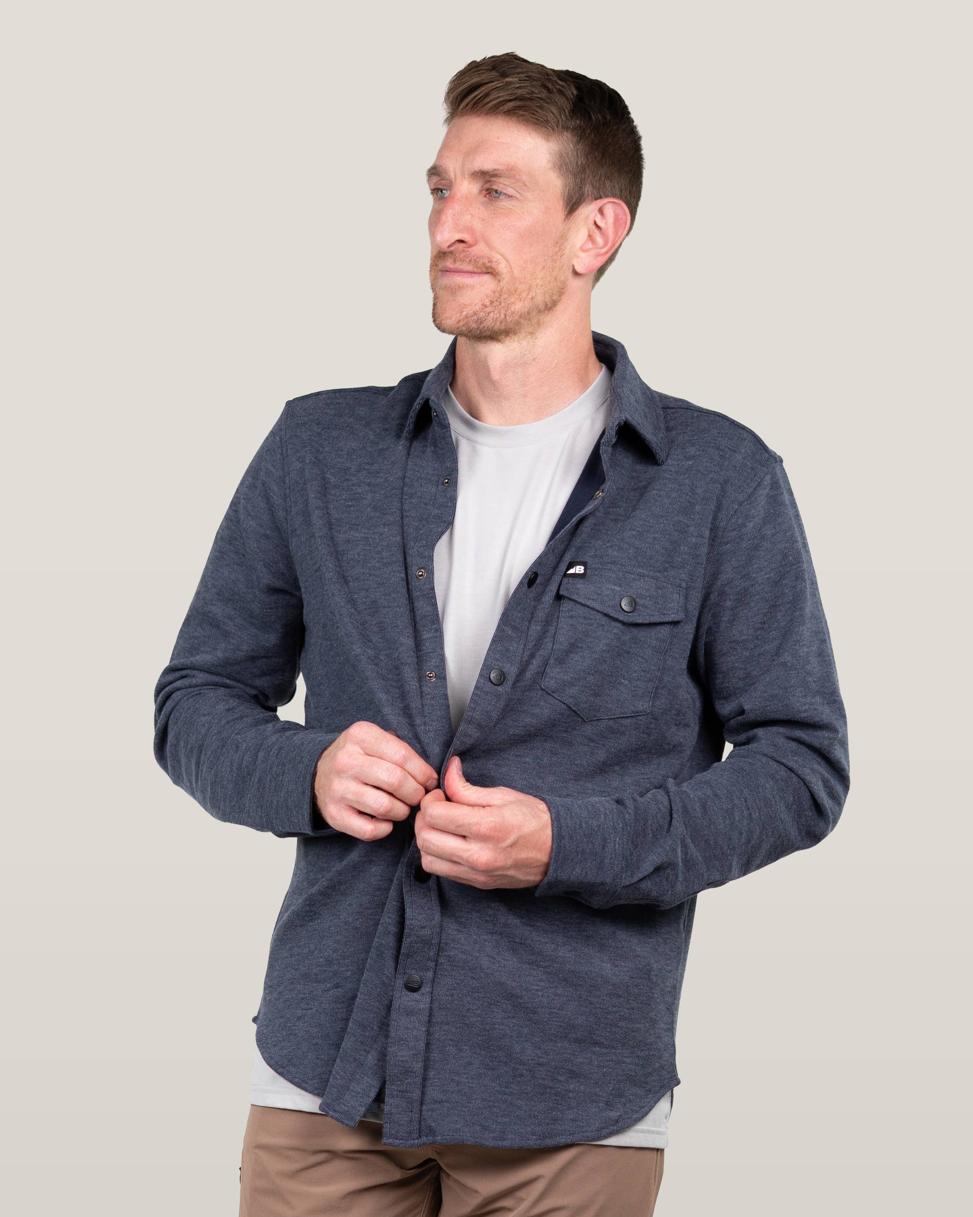 Belong Designs - Wholesale Button Down Shirt - Men's - Men's Sherman Fleece Button Up11