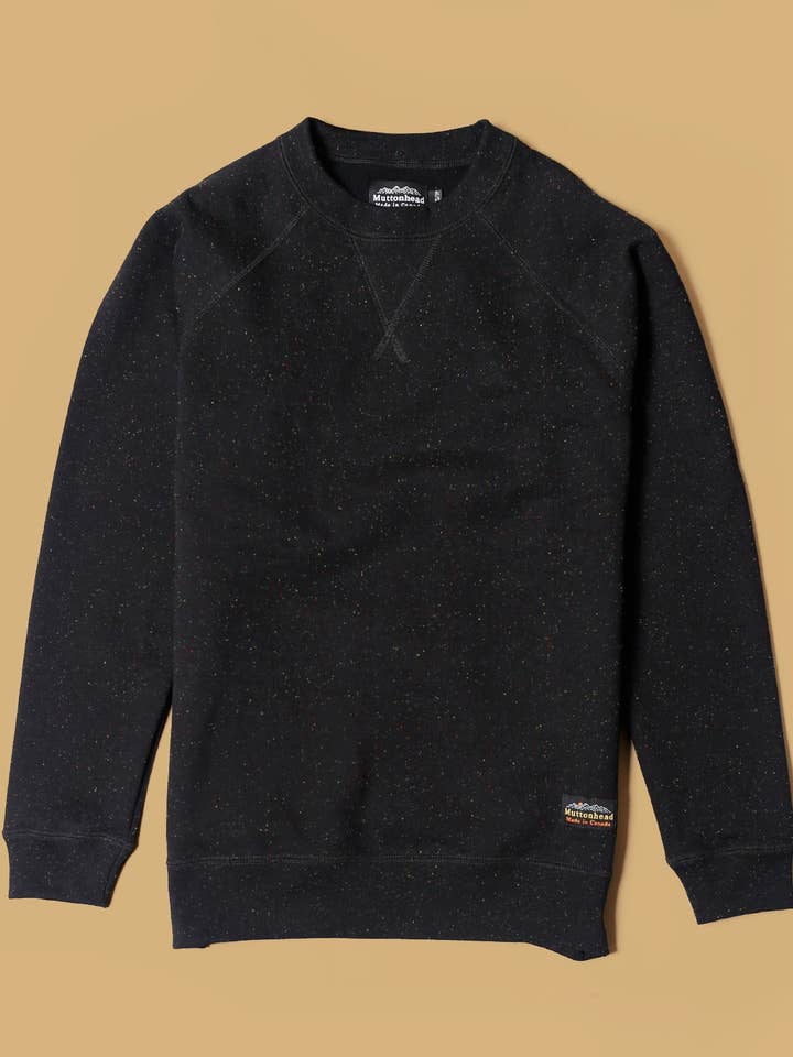 Classic Crew - Black Rainbow Speckle pour la vente par Muttonhead