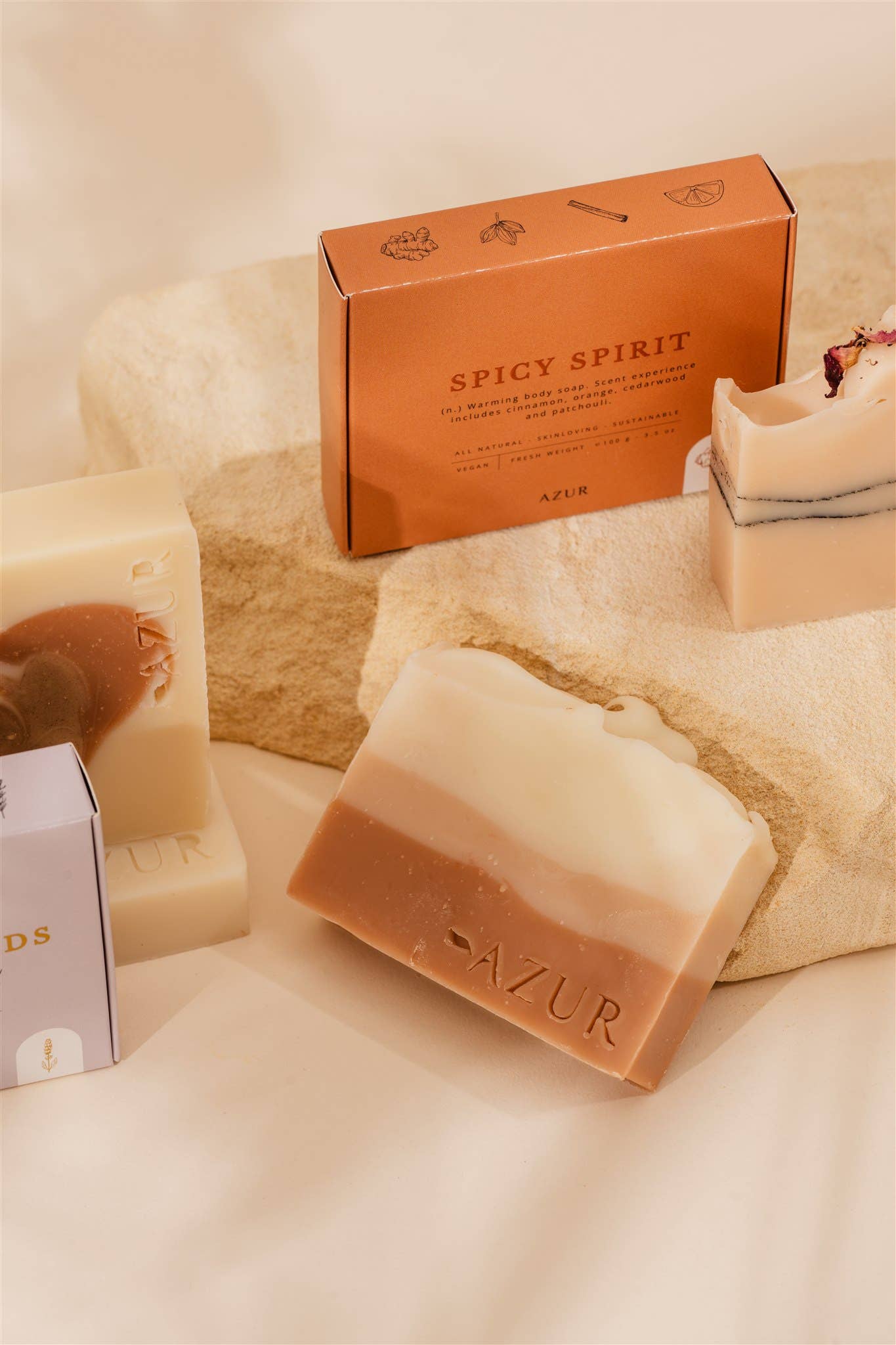 Azur Natural Bodycare BV - Wholesale Bar Soap - SUNSET DREAMS | body bar | natural soap10