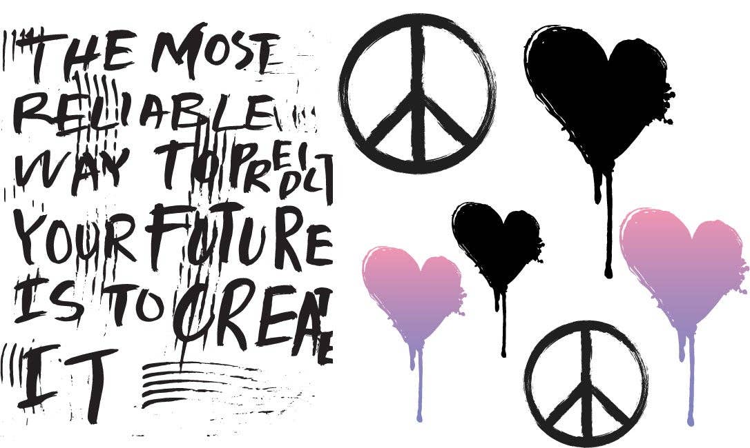 Wear Your Sole - Wholesale Shoe Jewelry - Women's - WYS Small Shoe Tattoo - Graffiti12