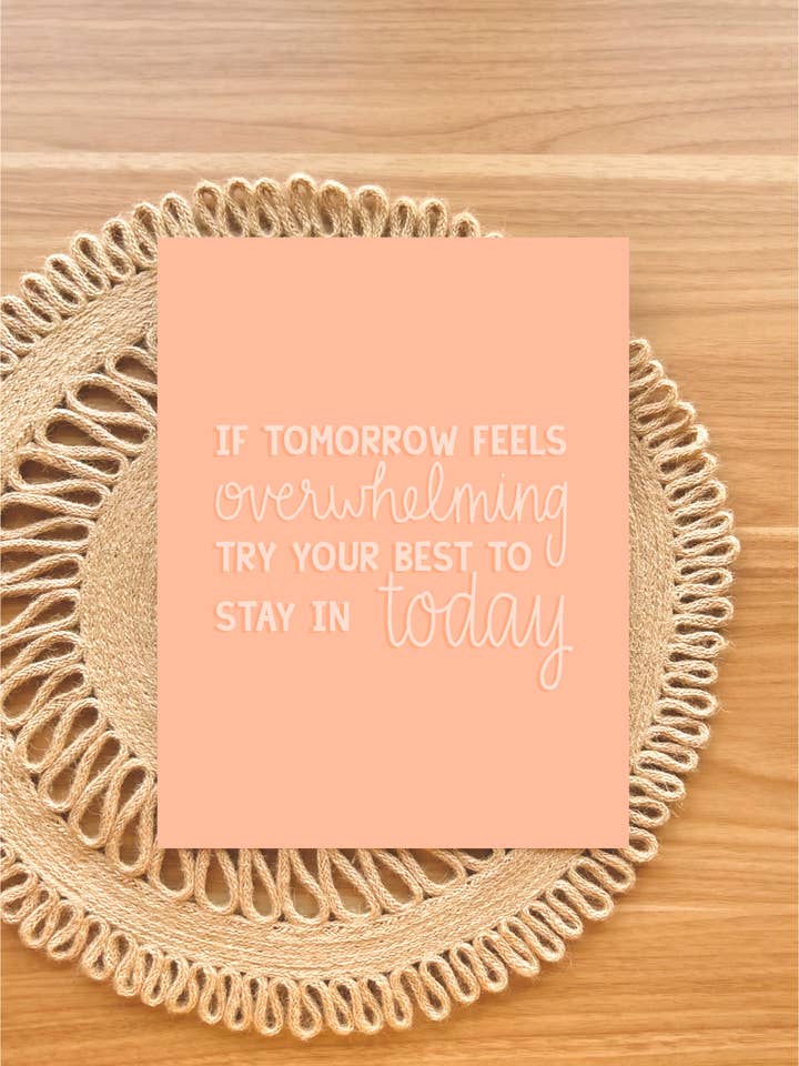 Positive Self Talk Art Print Mental Health Growth Wall Decor for wholesale by Koll Designs