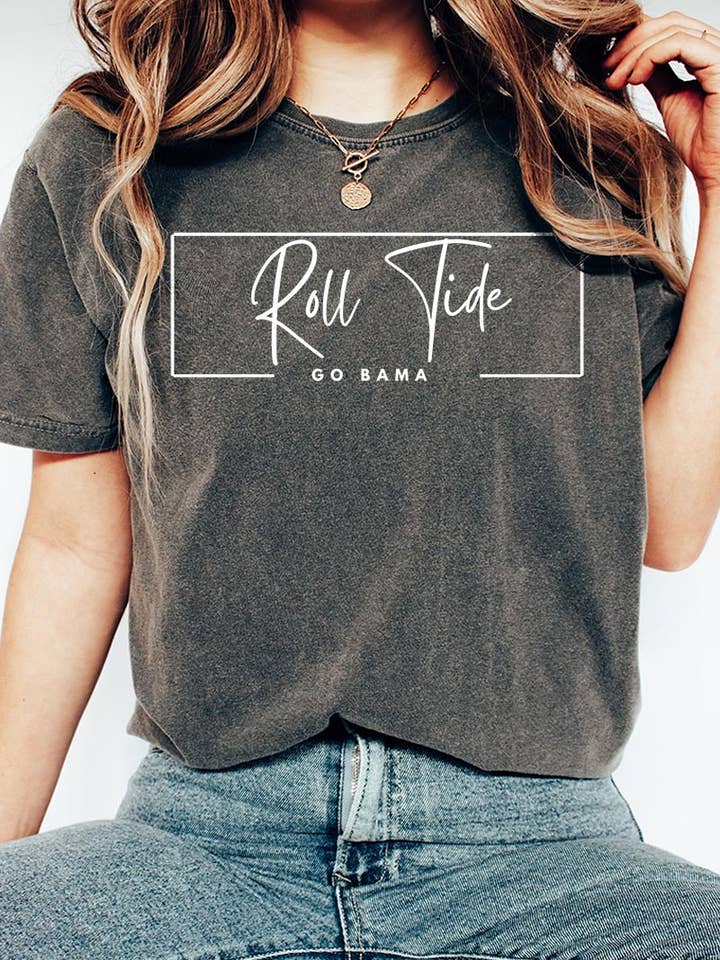 Camiseta estampada corta teñida Gameday Football para venta al por mayor de Pink Irene Wholesale