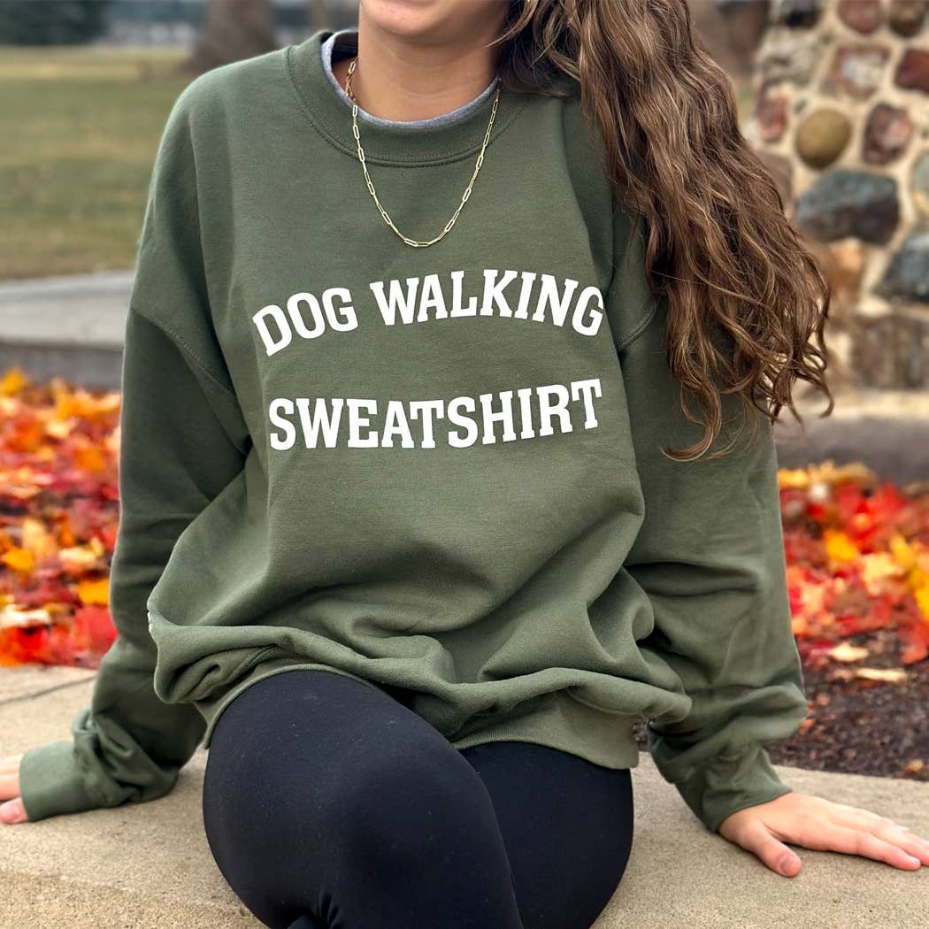 Poppy & Lou - Wholesale Graphic Sweatshirt - Women's - Dog Walking Sweatshirt - NEW colors!8