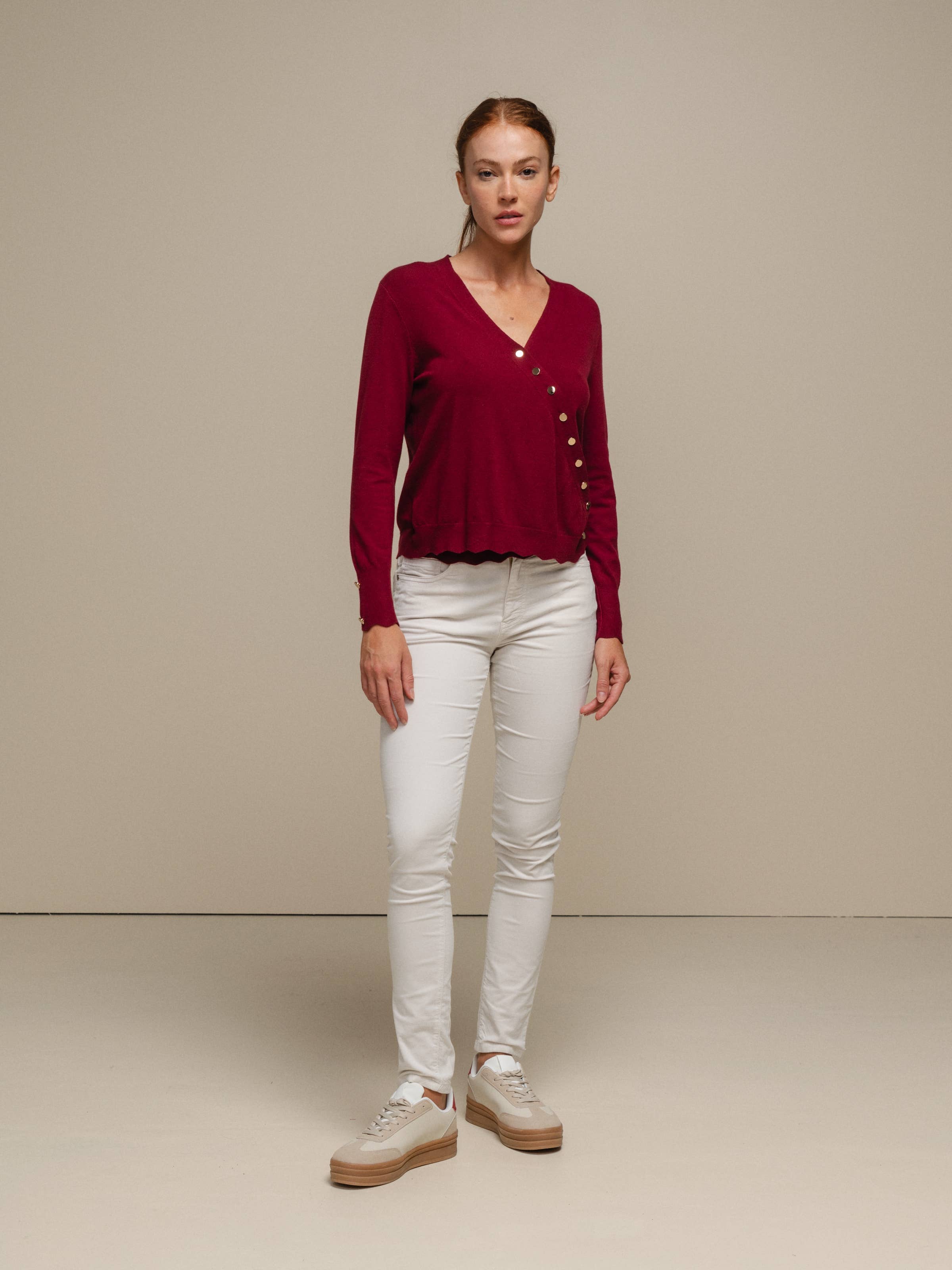 SMF - Wholesale Knit Sweater - Women's - 249186 - CACHE COEUR 50%VI 28%NY 22%PE4