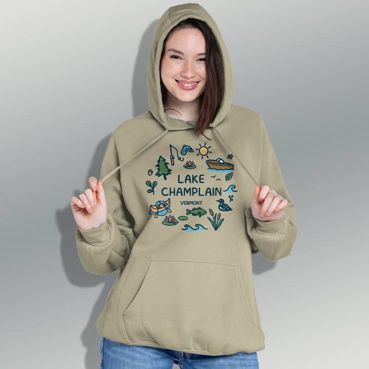 RetroPlanet - Wholesale T-Shirt (Graphic) - Unisex - Your Lake Doodles Name Drop, T-shirt, Sweatshirt, Hoodie